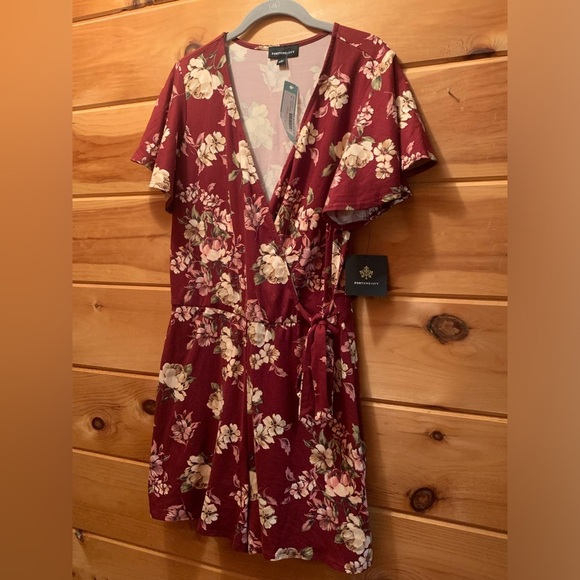 Fortune + Ivy Kimora tie detail romper nwt. Poshmark - Picture 1 of 10